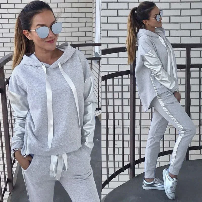 2020 New Autumn Winter Tracksuit Long Sleeve Thicken Hooded Sweatshirts 2 Piece Set Casual Women Hoodies
2020 New Autumn Winter Tracksuit Long Sleeve Thicken Hooded Sweatshirts 2 Piece Set Casual Women Hoodies