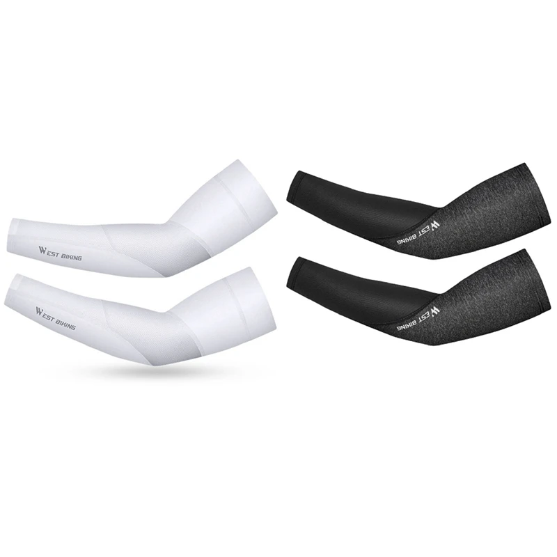 2pair WEST BIKING Arm Sleeves Sun Protective Arm Cover Basketball Elbow Pad Fitness White XL & Black XXL 
2pair WEST BIKING Arm Sleeves Sun Protective Arm Cover Basketball Elbow Pad Fitness White XL & Black XXL