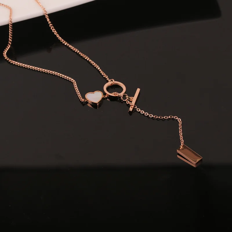 TOSAKO Stainless Steel Necklace Titanium Pendants Sweater Chain Heart Round Female 2021 Trend Jewelry
TOSAKO Stainless Steel Necklace Titanium Pendants Sweater Chain Heart Round Female 2021 Trend Jewelry