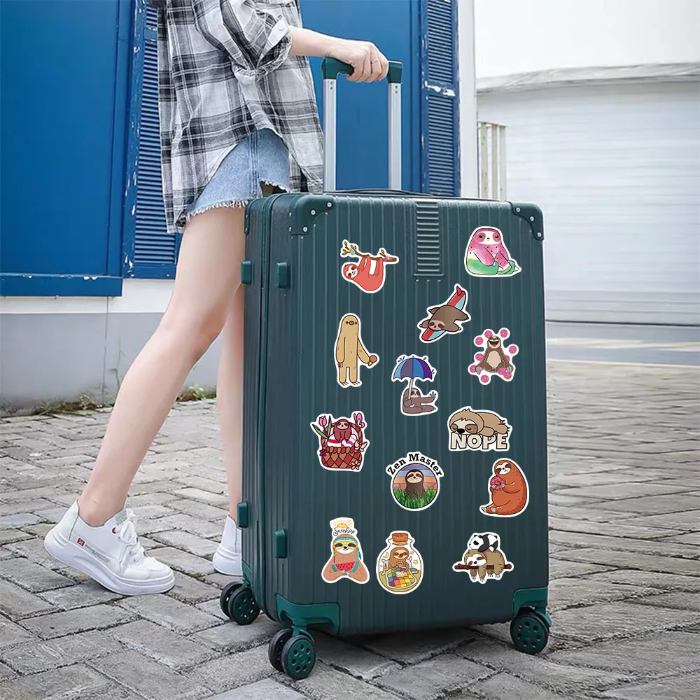 50pcs Cute Sloth Animal Cartoon Waterproof PVC Stickers Child Helmet Skateboard Stickers Travel Luggage Stickers
50pcs Cute Sloth Animal Cartoon Waterproof PVC Stickers Child Helmet Skateboard Stickers Travel Luggage Stickers
