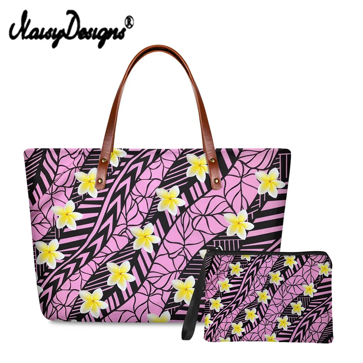 2 шт., женские сумки с кошельками и цветами 
2 шт., женские сумки с кошельками и цветами