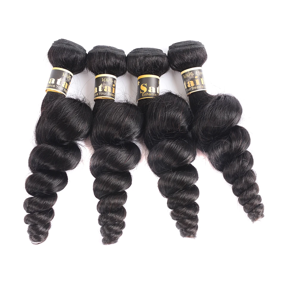 Satai Loose Wave Brazilian Human Hair 8-28Inch Non-Remy Hair Extension 8-28 Inches Natural Color Can Be Dye And Bleach
Satai Loose Wave Brazilian Human Hair 8-28Inch Non-Remy Hair Extension 8-28 Inches Natural Color Can Be Dye And Bleach