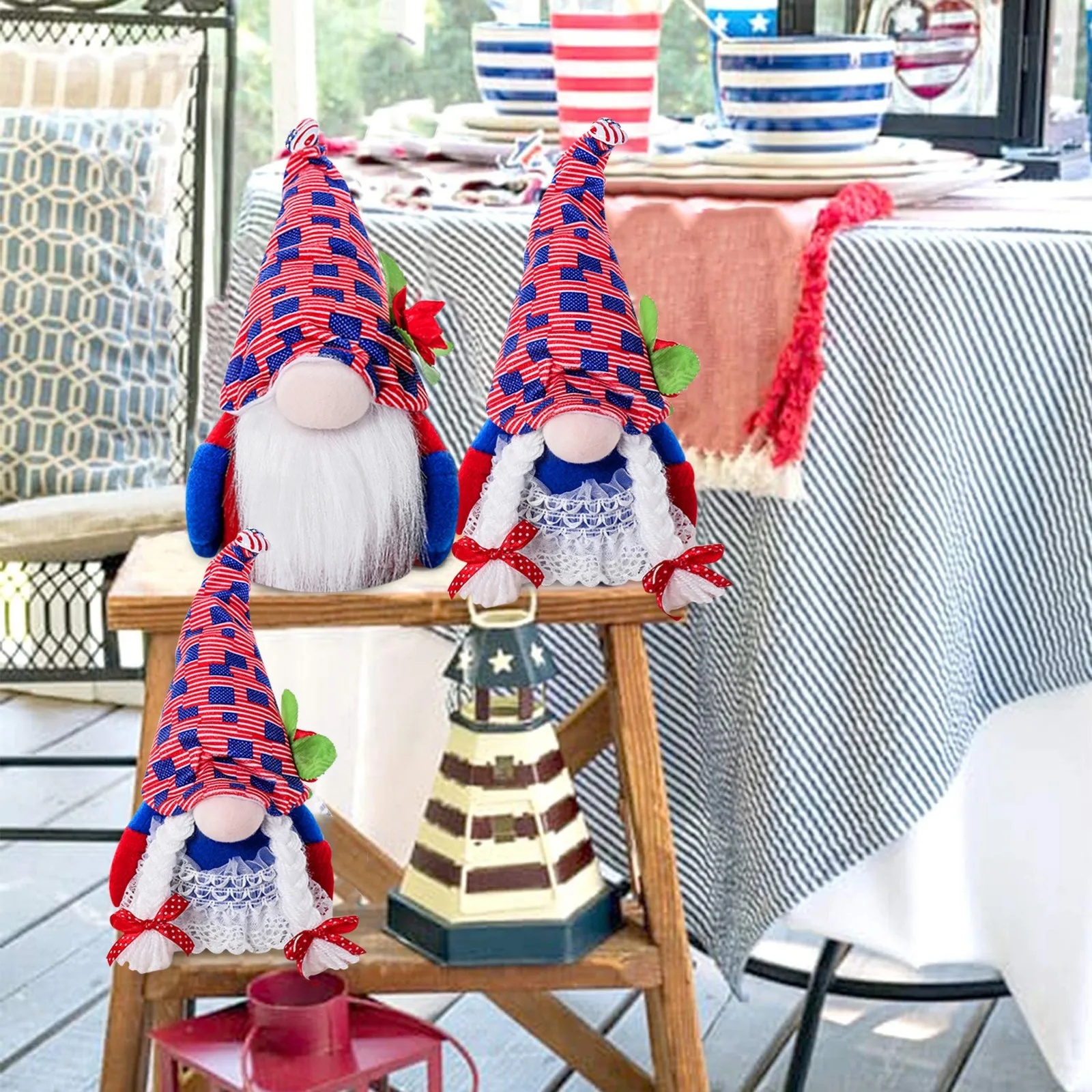 Independence Day Gnome Doll Handmade Gnomes Plush Faceless Doll Decorations Living Room Desktop Decorations Dwarf Plush Dolls
Independence Day Gnome Doll Handmade Gnomes Plush Faceless Doll Decorations Living Room Desktop Decorations Dwarf Plush Dolls