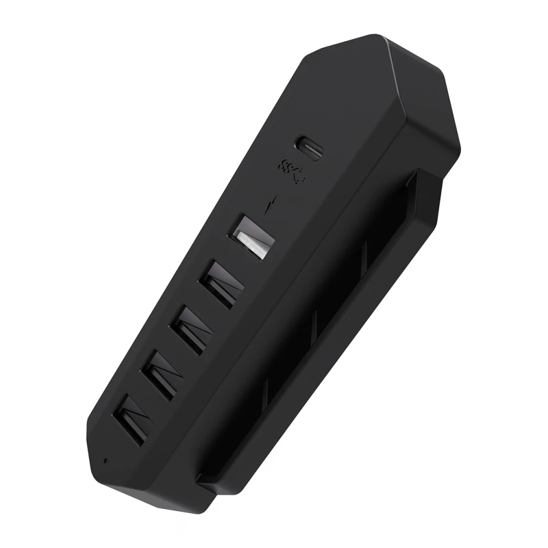 Usb-хаб удлинитель USB Type C с 4 USB + 1 USB-портом для зарядки + 1 конвертер портов Type C для консольного адаптера PS5 
Usb-хаб удлинитель USB Type C с 4 USB + 1 USB-портом для зарядки + 1 конвертер портов Type C для консольного адаптера PS5