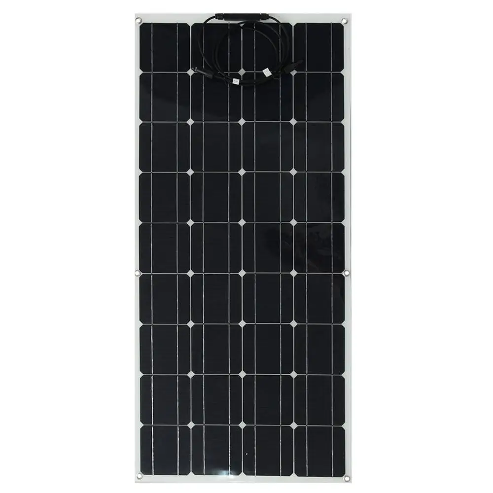 100W 18V Flexible Solar Panel Mono Cell/Module/RV/Yacht/Home 12V Battery Charger | Электроника