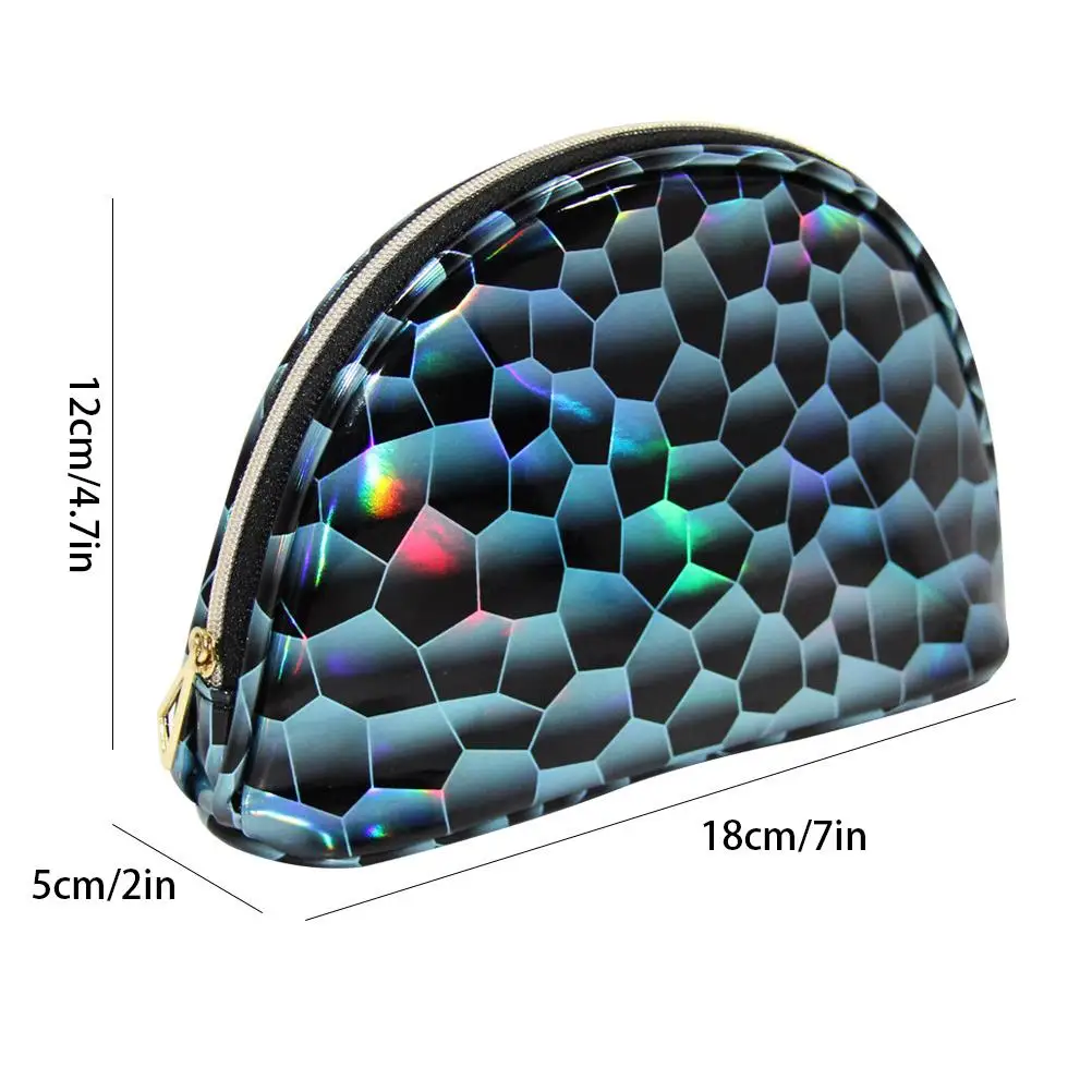 Makeup Bag Semicircular Shell Cosmetic Bag Waterproof Durable Wash Storage Bag
Makeup Bag Semicircular Shell Cosmetic Bag Waterproof Durable Wash Storage Bag