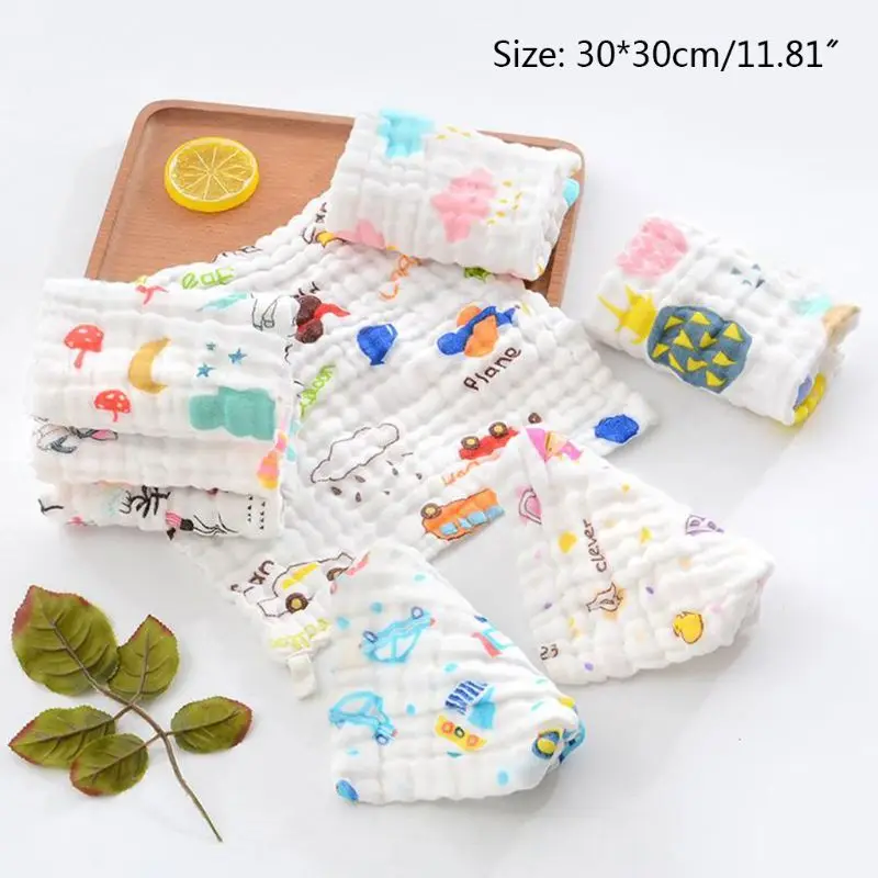 10 Pcs/Set Baby Muslin Washcloth with Printed Design Newborn Handkerchief Cotton Gauze Infant Face Towel Description: 100% bran
10 Pcs/Set Baby Muslin Washcloth with Printed Design Newborn Handkerchief Cotton Gauze Infant Face Towel Description: 100% bran
