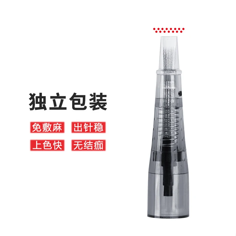 50Pcs Microblading Push-in Type U9 X15 Eyebrow Lip Tattoo Needle Cartridges Semi Body Permanent Makeup Accessory
50Pcs Microblading Push-in Type U9 X15 Eyebrow Lip Tattoo Needle Cartridges Semi Body Permanent Makeup Accessory