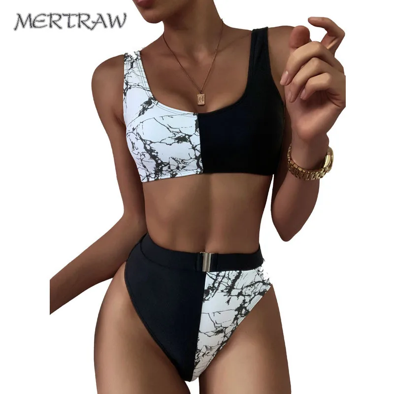 High Waist Marble Printed Bikini Set 2022 Sexy Patchwork Swimsuit Women's Swimwear Women's Sports Swimsuit New
High Waist Marble Printed Bikini Set 2022 Sexy Patchwork Swimsuit Women's Swimwear Women's Sports Swimsuit New