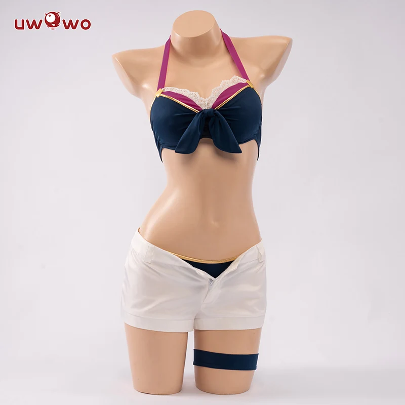 UWOWO Game Princess Connect! Re:Dive Kyaru/Kiruya Momochi Kyaru Swimsuit Cosplay Costume New Swimwear Bikini Costumes | Тематическая