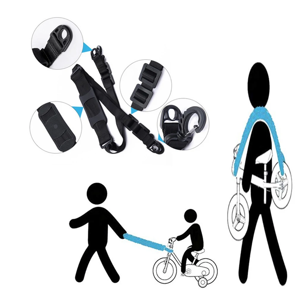 Heavy Duty Kick Scooter Shoulder Strap Balance Bike Leading Leash Carrying Belt with Swivel Hooks
Heavy Duty Kick Scooter Shoulder Strap Balance Bike Leading Leash Carrying Belt with Swivel Hooks