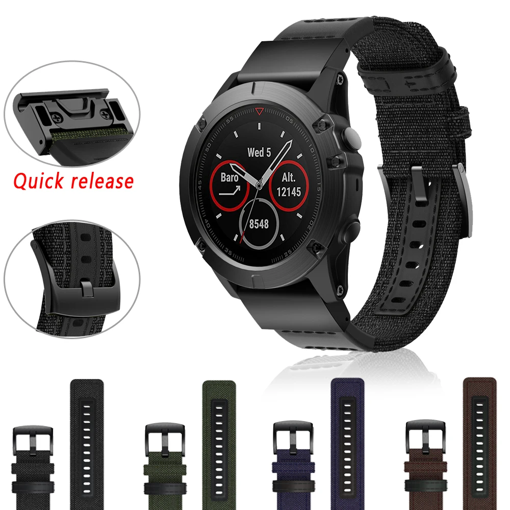 Тканевый ремешок для смарт-браслета Garmin Fenix 5/5X/5S Plus 6/6X/6S Pro 3HR MK1, 22 дюйма, 26 мм
Тканевый ремешок для смарт-браслета Garmin Fenix 5/5X/5S Plus 6/6X/6S Pro 3HR MK1, 22 дюйма, 26 мм