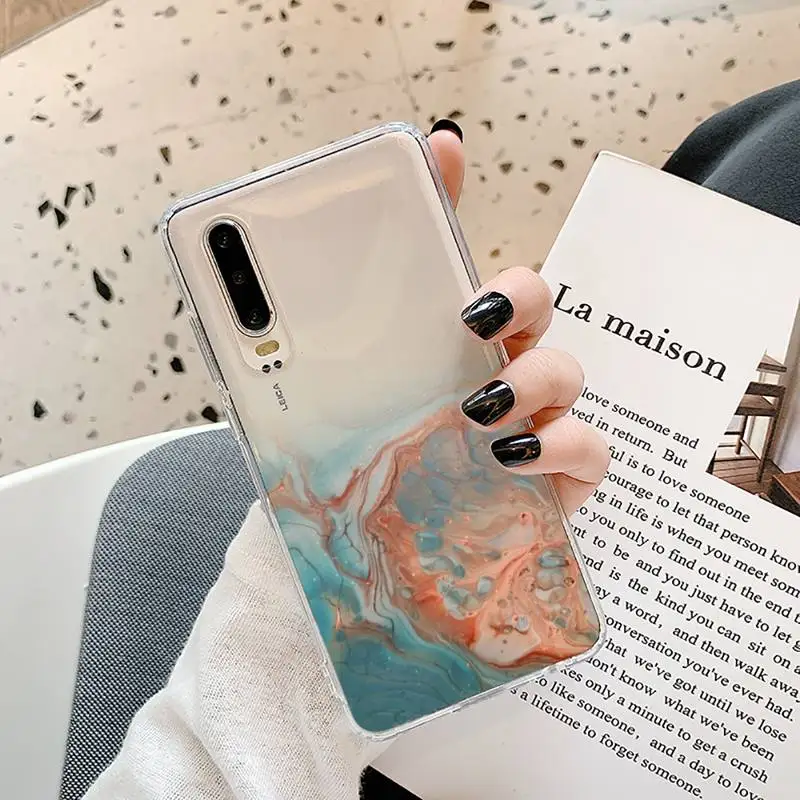Marble Gradient art print Phone Case Transparent for Samsung A71 S9 10 20 HUAWEI p30 40 honor 10i 8x xiaomi note 8 Pro 10t 11
Marble Gradient art print Phone Case Transparent for Samsung A71 S9 10 20 HUAWEI p30 40 honor 10i 8x xiaomi note 8 Pro 10t 11
