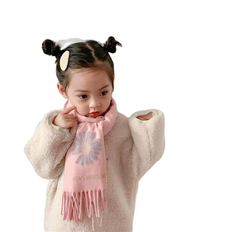 Korean Version of Pure Color Cashmere Imitation Children's Warm Scarf.New Style Daisy Long Scarf for Boys and Girls,Tassel Shawl
Korean Version of Pure Color Cashmere Imitation Children's Warm Scarf.New Style Daisy Long Scarf for Boys and Girls,Tassel Shawl