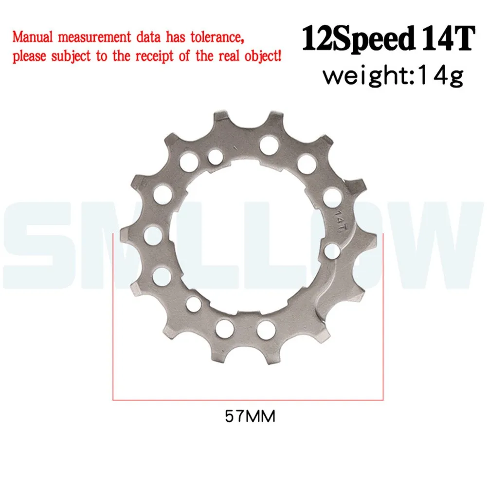 12 Speed Sprocket Freewheel Cassette Cog Gear 11-32T For MTB 11/12/13/14/15/16/17/18/19/21/23/25/28/32T Small Teeth Patch
12 Speed Sprocket Freewheel Cassette Cog Gear 11-32T For MTB 11/12/13/14/15/16/17/18/19/21/23/25/28/32T Small Teeth Patch