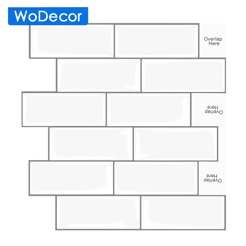 WO DECOR Peel And Stick Kitchen Waterproof Backsplash, Restaurant Decorative Wall Tiles, Home Decorations- 1 Sheet
WO DECOR Peel And Stick Kitchen Waterproof Backsplash, Restaurant Decorative Wall Tiles, Home Decorations- 1 Sheet
