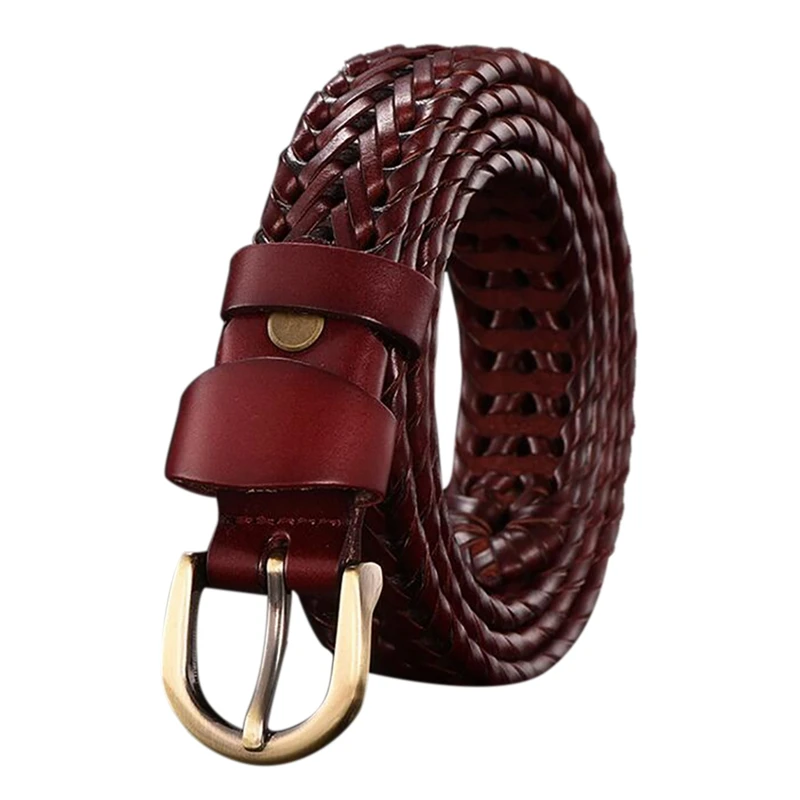 Faux Leather Braided Belt Elastic Belt For Men Women Waist Belt Metal Stretch Braided Woven Leather Belt Wide Dark Brown Extend
Faux Leather Braided Belt Elastic Belt For Men Women Waist Belt Metal Stretch Braided Woven Leather Belt Wide Dark Brown Extend