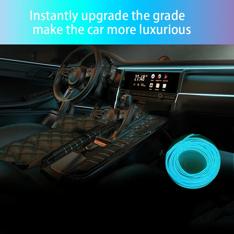 Interior Lighting Ambient Lights Auto RGB Atmosphere Lamp Backlights Car Neon Lamp Optical Fiber for Cars APP Control Led Strips
Interior Lighting Ambient Lights Auto RGB Atmosphere Lamp Backlights Car Neon Lamp Optical Fiber for Cars APP Control Led Strips