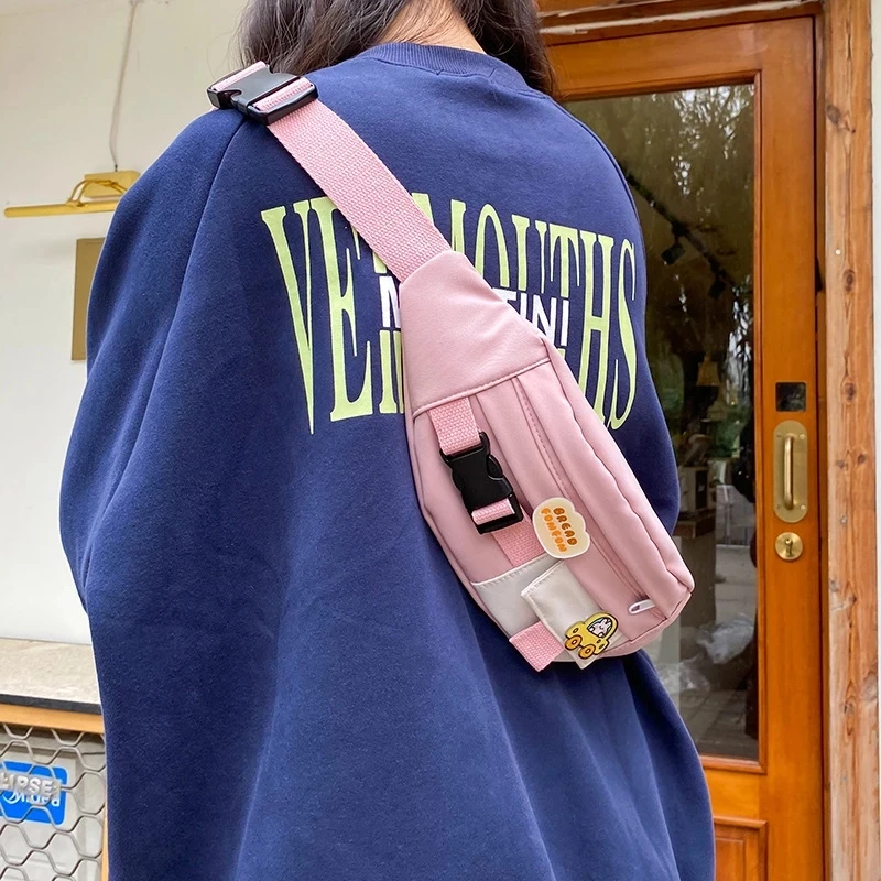 2021 New Waist Bag For Women Canvas Leisure Solid Color Fanny Pack For Girls Cute Crossbody Chest Bag Belt Fanny Packs
2021 New Waist Bag For Women Canvas Leisure Solid Color Fanny Pack For Girls Cute Crossbody Chest Bag Belt Fanny Packs