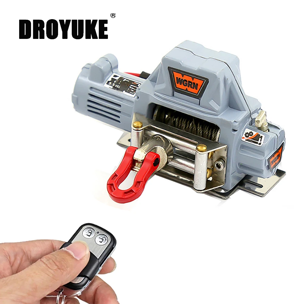 Металлическая Автоматическая лебедка Droyuke RC, беспроводной пульт дистанционного управления для 1:10, Радиоуправляемый гусеничный автомобиль ...
Металлическая Автоматическая лебедка Droyuke RC, беспроводной пульт дистанционного управления для 1:10, Радиоуправляемый гусеничный автомобиль ...
