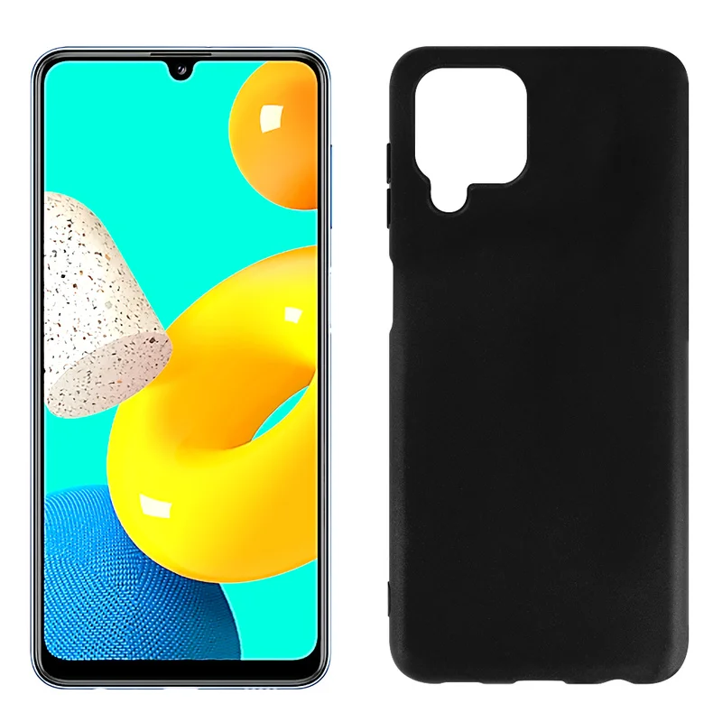 Mobile Phone Soft Case Suitable for Samsung Galaxy M32 Full Matte TPU Leather Case Edging Material Black Matte Phone Case
Mobile Phone Soft Case Suitable for Samsung Galaxy M32 Full Matte TPU Leather Case Edging Material Black Matte Phone Case
