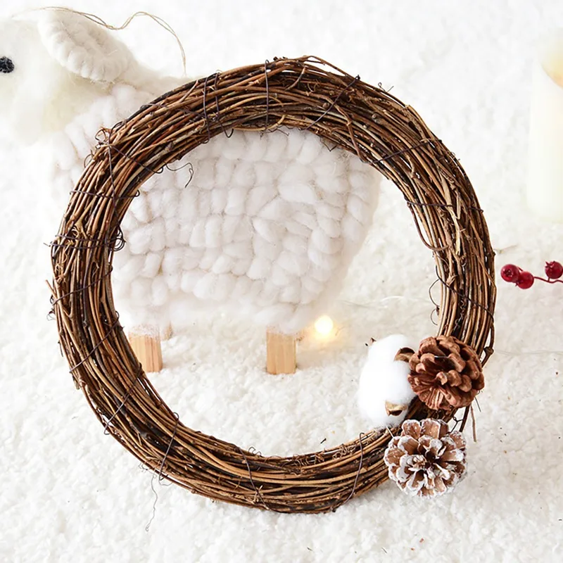 Christmas Natural Dried Flowers Rattan Artificial Handmade Ring Wreath Wedding Christmas Decor DIY Hanging Weaved Garlands Craft
Christmas Natural Dried Flowers Rattan Artificial Handmade Ring Wreath Wedding Christmas Decor DIY Hanging Weaved Garlands Craft