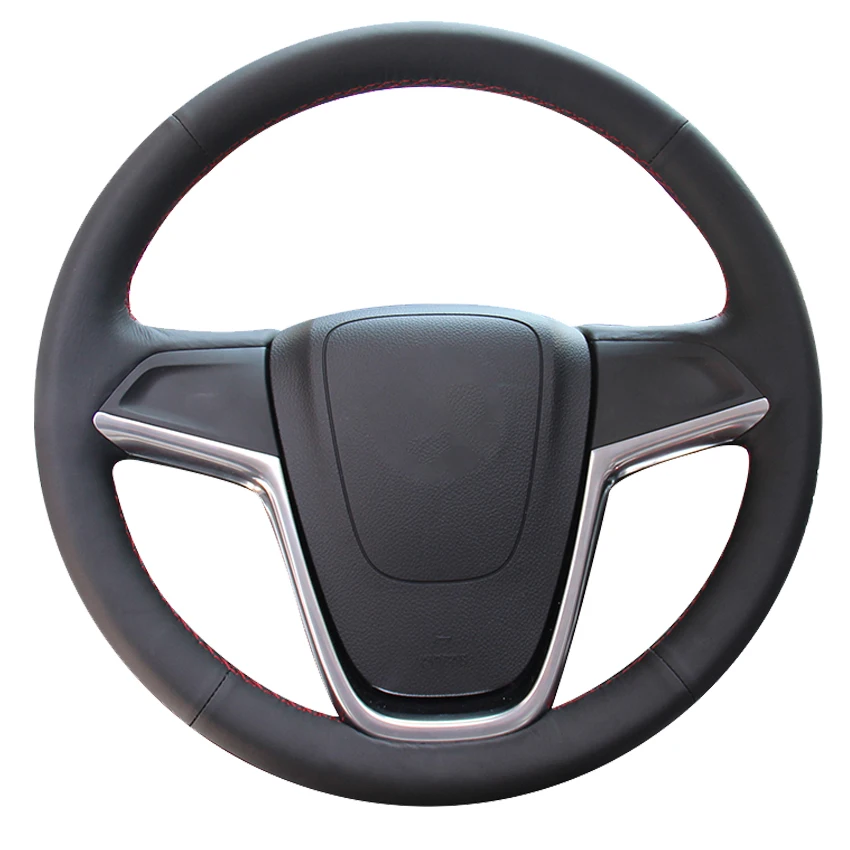 Black Genuine Leather Hand-Stitched Car Steering Wheel Cover For Opel Astra J Zafira 2010-16 Buick Encore Cascada Verano 2013-19
Black Genuine Leather Hand-Stitched Car Steering Wheel Cover For Opel Astra J Zafira 2010-16 Buick Encore Cascada Verano 2013-19