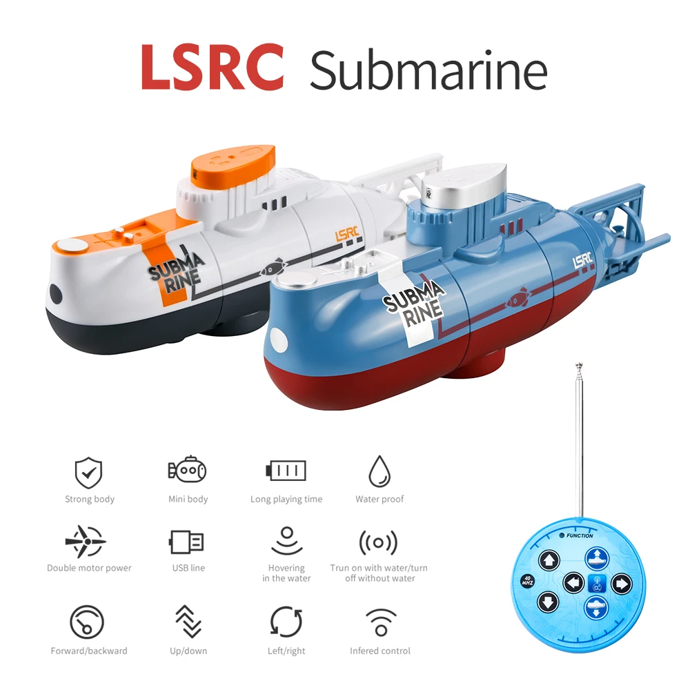 Новинка 2021 LSRC мини-подводная лодка с дистанционным управлением игрушка для