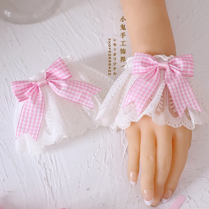 KC Pink White Plaid Rabbit Ear Hair Band Hairpin Sweet Lolita Lovely Bow Lace Hairpin With Gingerbread House AP Hair Accessories
KC Pink White Plaid Rabbit Ear Hair Band Hairpin Sweet Lolita Lovely Bow Lace Hairpin With Gingerbread House AP Hair Accessories
