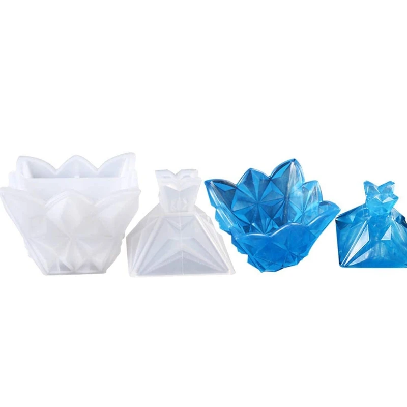 3Pc Epoxy Resin Molds Crown Egg Pyramid Storage Box Molds Silicone Molds for DIY A2UA
3Pc Epoxy Resin Molds Crown Egg Pyramid Storage Box Molds Silicone Molds for DIY A2UA