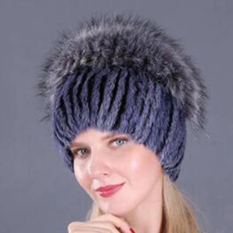 Hot Sale Fashion Mink Fox Hat Winter Warm Women Knitting Caps Mink Hats Vertical Weaving With Fox Fur On The Top
Hot Sale Fashion Mink Fox Hat Winter Warm Women Knitting Caps Mink Hats Vertical Weaving With Fox Fur On The Top