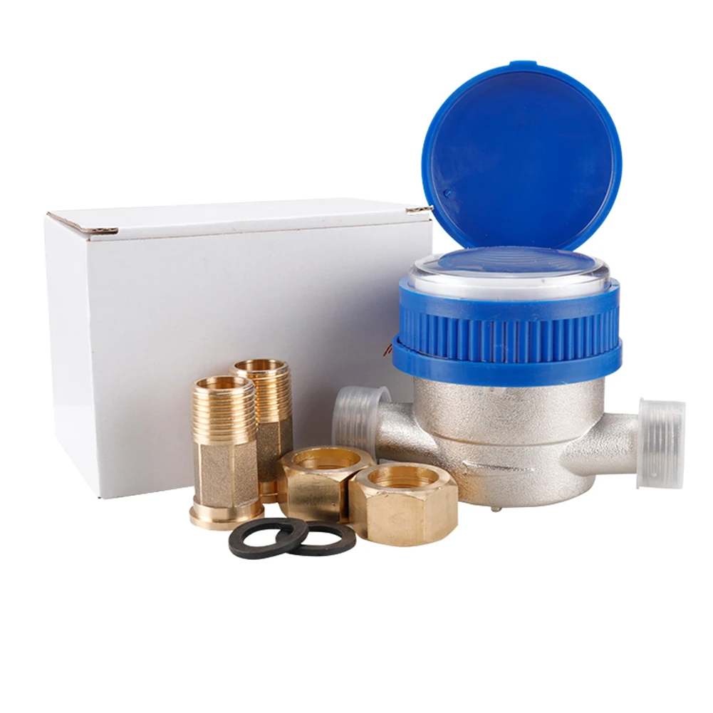 Cold Water Meter Garden Home Using with Free Fittings 360 Adjustable Mechanical Rotary Pointer Counter Water Measuring Meter#20
Cold Water Meter Garden Home Using with Free Fittings 360 Adjustable Mechanical Rotary Pointer Counter Water Measuring Meter#20