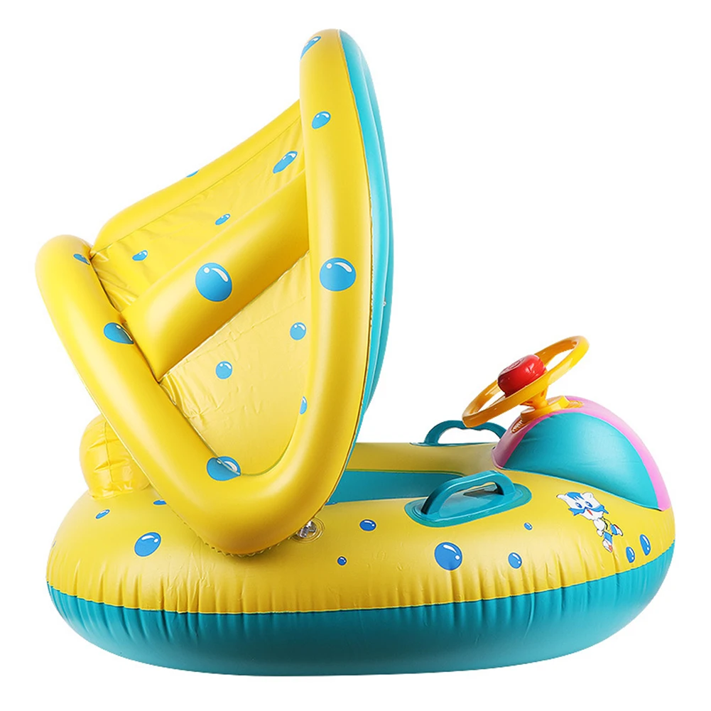 Children Pool Swimming Ring with Sunshade Inflatable Water Seat Float Toy Children's Summer Swim Ring With Awning
Children Pool Swimming Ring with Sunshade Inflatable Water Seat Float Toy Children's Summer Swim Ring With Awning