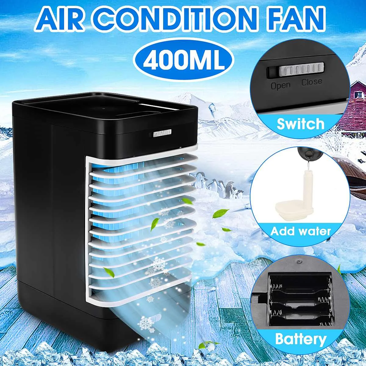 NEW Air Conditioner Air Cooler Mini Fan Portable Airconditioner Air Cooling EU/US Plug Desktop Air Conditioning Fan AC110V/220V
NEW Air Conditioner Air Cooler Mini Fan Portable Airconditioner Air Cooling EU/US Plug Desktop Air Conditioning Fan AC110V/220V