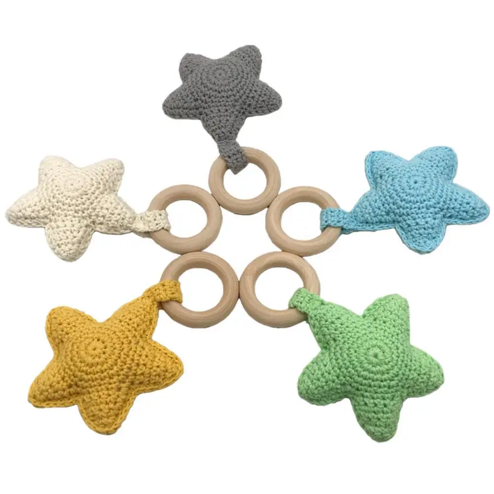 DIY Baby Woolen Star Teether Children Teething Nursing Bracelet Necklace Toy perfect gifts for littel children
DIY Baby Woolen Star Teether Children Teething Nursing Bracelet Necklace Toy perfect gifts for littel children