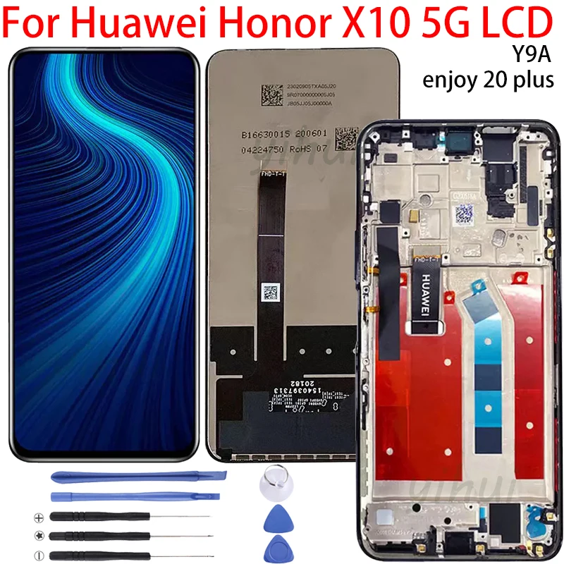 100% протестированный 6,57 ''ЖК-дисплей для Huawei Honor X10, сменный ЖК-дисплей, сенсорный экран, дигитайзер в сборе для Honor X10, 5G Y9A, дисплей
100% протестированный 6,57 ''ЖК-дисплей для Huawei Honor X10, сменный ЖК-дисплей, сенсорный экран, дигитайзер в сборе для Honor X10, 5G Y9A, дисплей