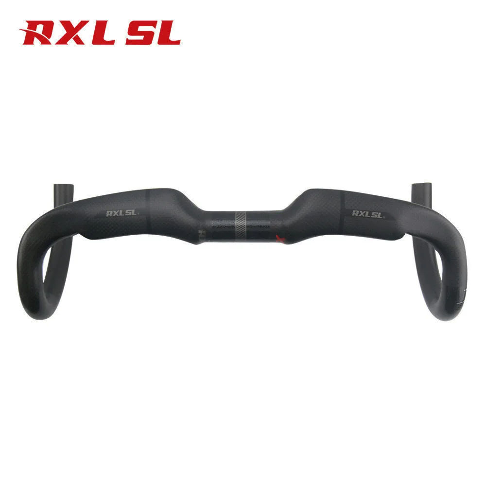 

RXL SL углеродный материал Fiber, ручки для дорожного велосипеда 31,8, цельная изогнутая ручка 3K/UD, глянцевая/матовая, 400/420/440 мм
