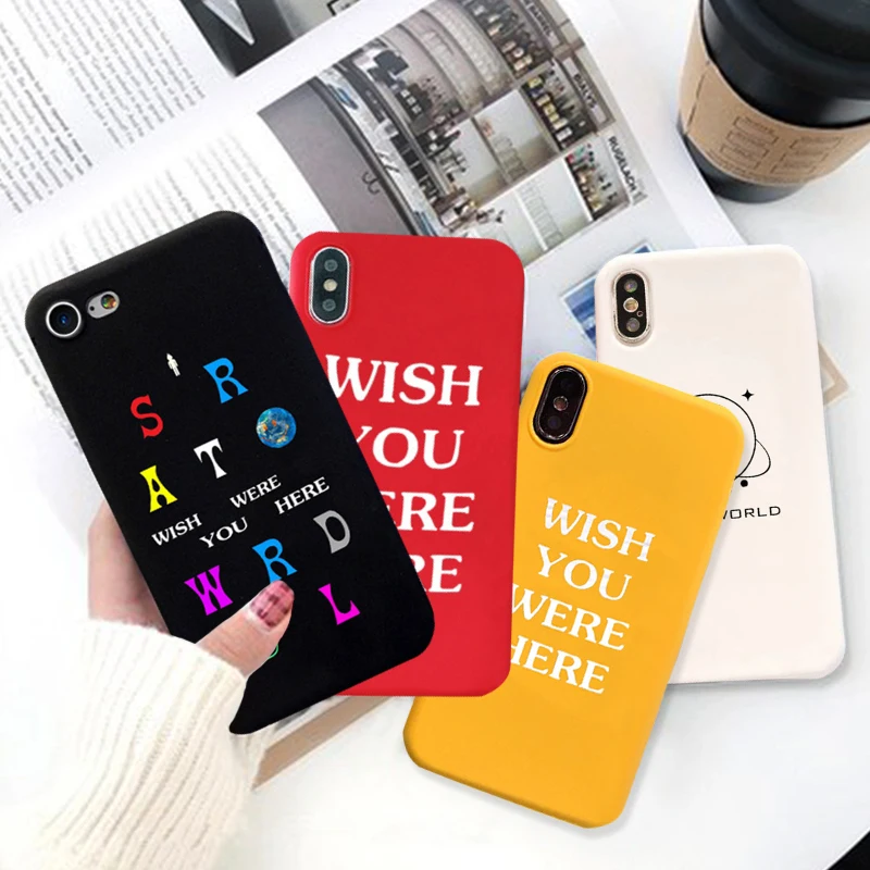 Чехол для телефона GYKZ Astroworld с желанием быть здесь Трэвис Скотт iPhone XS MAX XR X 7 8 6 6s Plus
