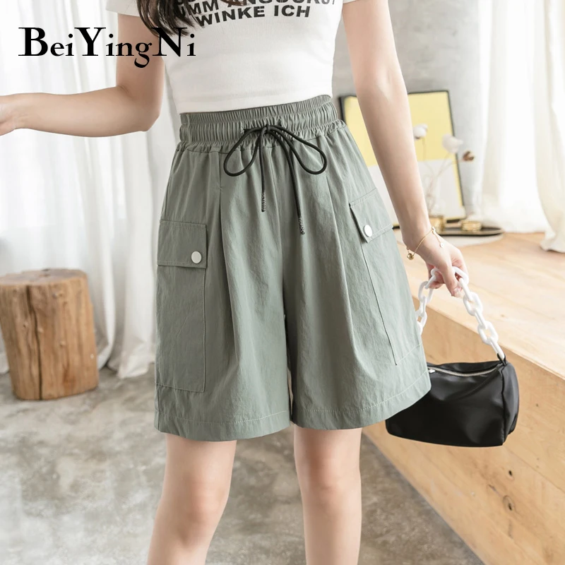 Beiyingni Black Shorts Women Summer Fashion Vintage Streetwear Pockets Loose Slim Shorts Female Sport Suit Shorts Womans Clothes
Beiyingni Black Shorts Women Summer Fashion Vintage Streetwear Pockets Loose Slim Shorts Female Sport Suit Shorts Womans Clothes