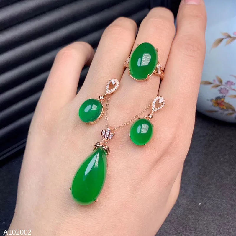 KJJEAXCMY boutique jewelry 925 sterling silver inlaid natural jasper girls ring pendant earrings 3-piece set
KJJEAXCMY boutique jewelry 925 sterling silver inlaid natural jasper girls ring pendant earrings 3-piece set