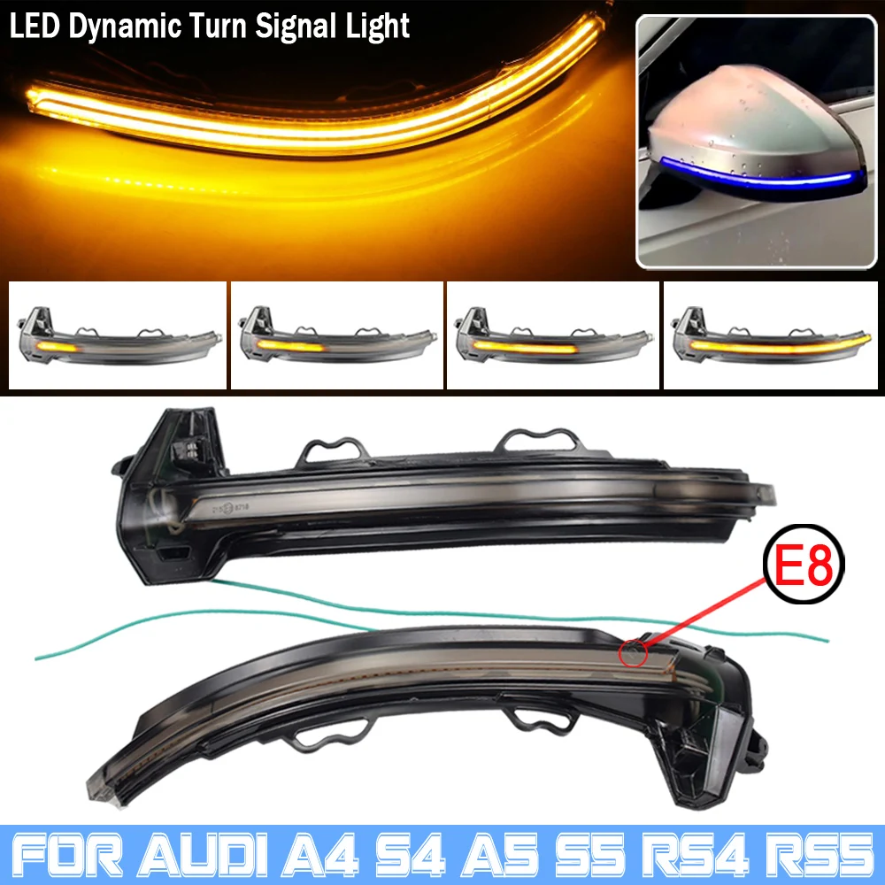 Dynamic Blinker LED Turn Signal for Audi A4 A5 B9 S4 S5 RS5 2017 2018 2019 Side Mirror Lights indicator flasher
Dynamic Blinker LED Turn Signal for Audi A4 A5 B9 S4 S5 RS5 2017 2018 2019 Side Mirror Lights indicator flasher