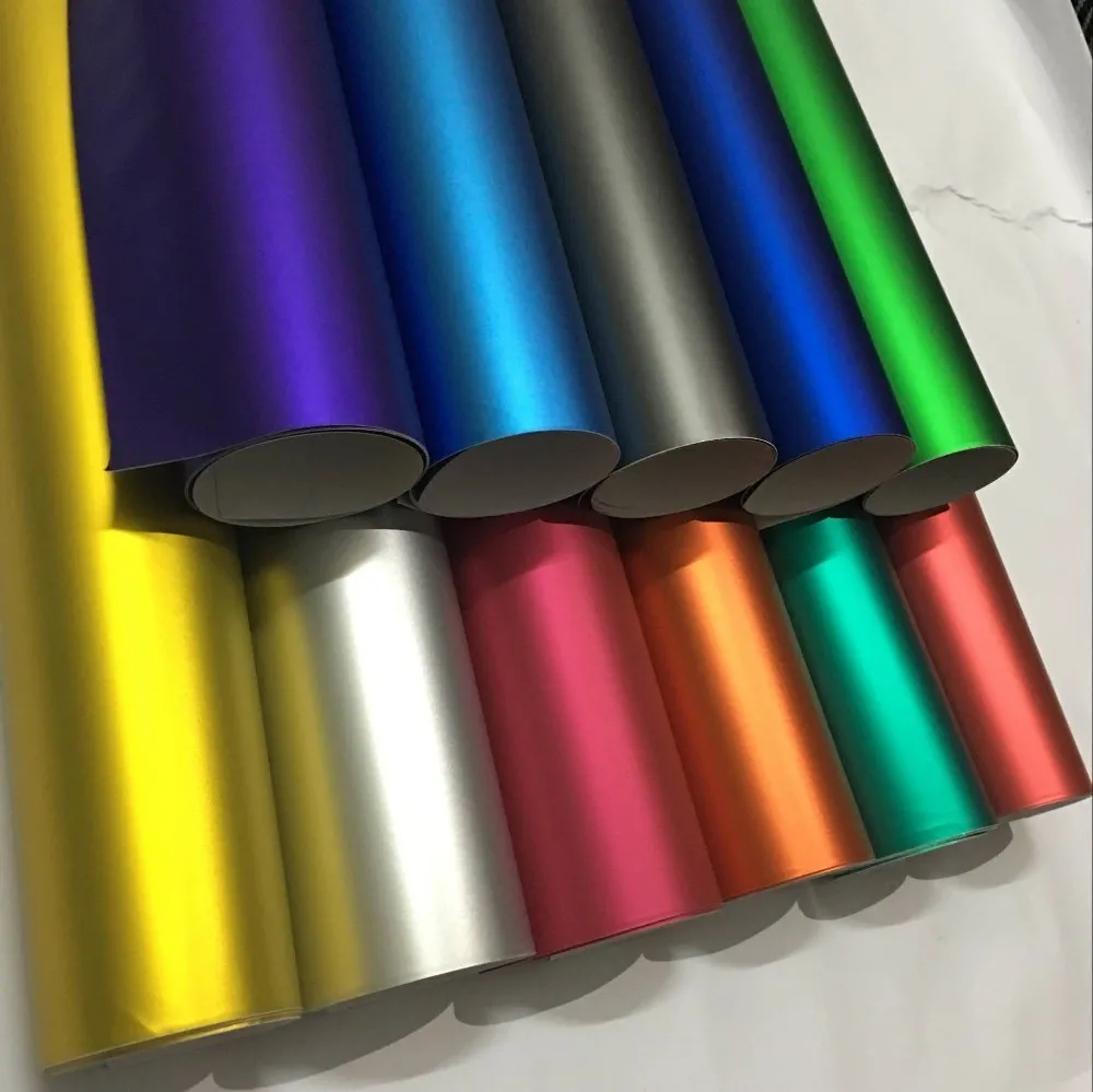 Various Colors Matte Satin Chrome Metallic Vinyl Car Wrap Film Vehicle Sticker Decal Laptop Phone Motorcycle Graphic
Various Colors Matte Satin Chrome Metallic Vinyl Car Wrap Film Vehicle Sticker Decal Laptop Phone Motorcycle Graphic