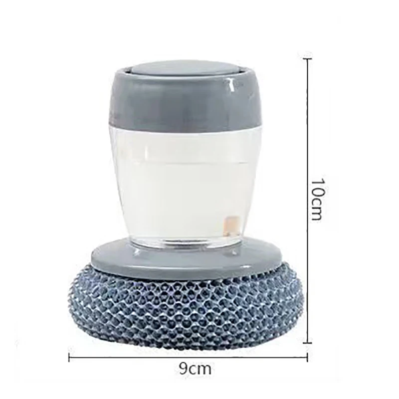 Cleaning Brush Automatic Liquid Adding Soap Dispensing Pot Metal Scrub Brush Utensil Steel Wire Scrubber
Cleaning Brush Automatic Liquid Adding Soap Dispensing Pot Metal Scrub Brush Utensil Steel Wire Scrubber