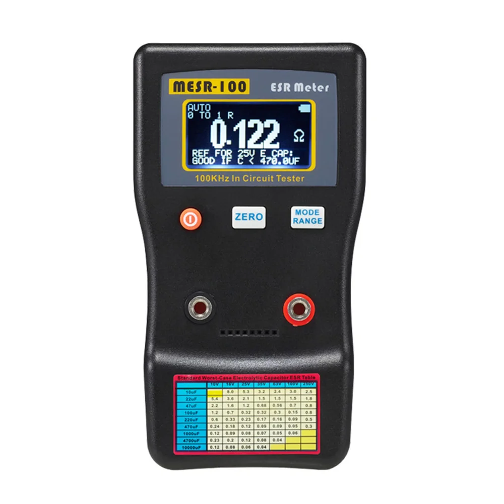 JINGYAN MESR-100 Capacitance Meter Handheld Automatic High-precision Digital Capacitance Tester
JINGYAN MESR-100 Capacitance Meter Handheld Automatic High-precision Digital Capacitance Tester