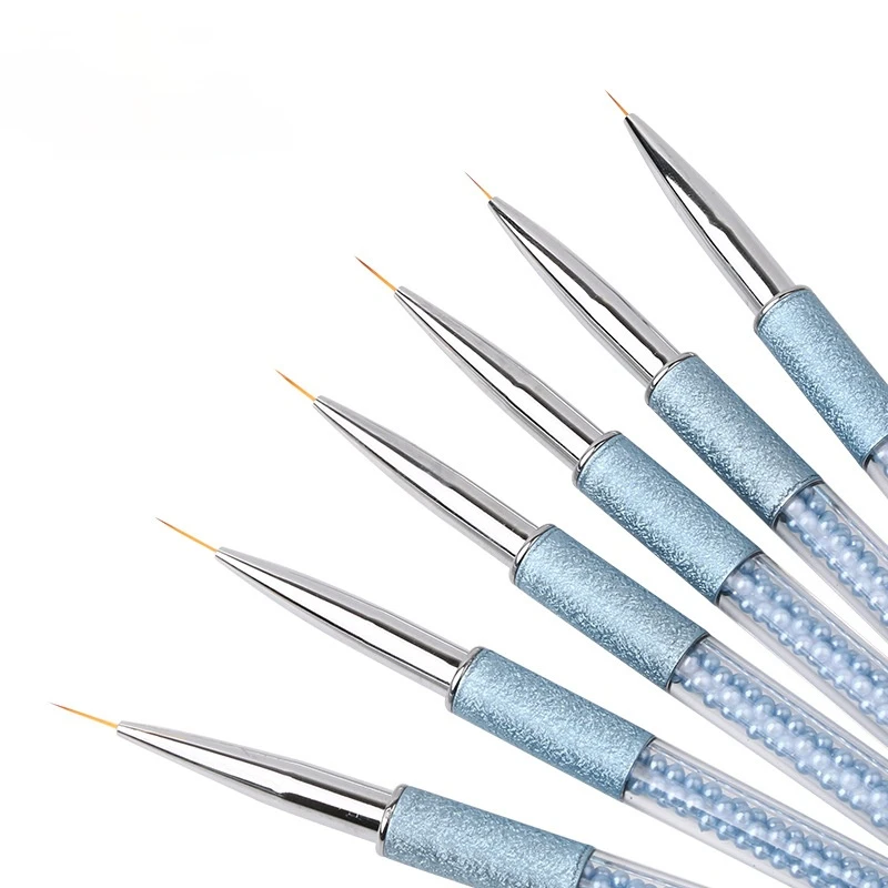 7mm Nail Hook Brush Anti-slip Matte Pearl Handle Nail Pull Line Paint Pen Nail Painting Flower Tool
7mm Nail Hook Brush Anti-slip Matte Pearl Handle Nail Pull Line Paint Pen Nail Painting Flower Tool