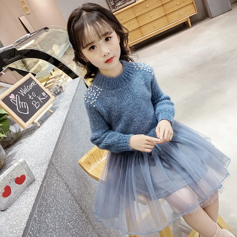 Girls Princess Sweater Dress Children Clothes Kids Winter Long Sleeve Knitted Dress Spring Autumn 2020 New 2-4-6-8-12-14-16 Teen
Girls Princess Sweater Dress Children Clothes Kids Winter Long Sleeve Knitted Dress Spring Autumn 2020 New 2-4-6-8-12-14-16 Teen