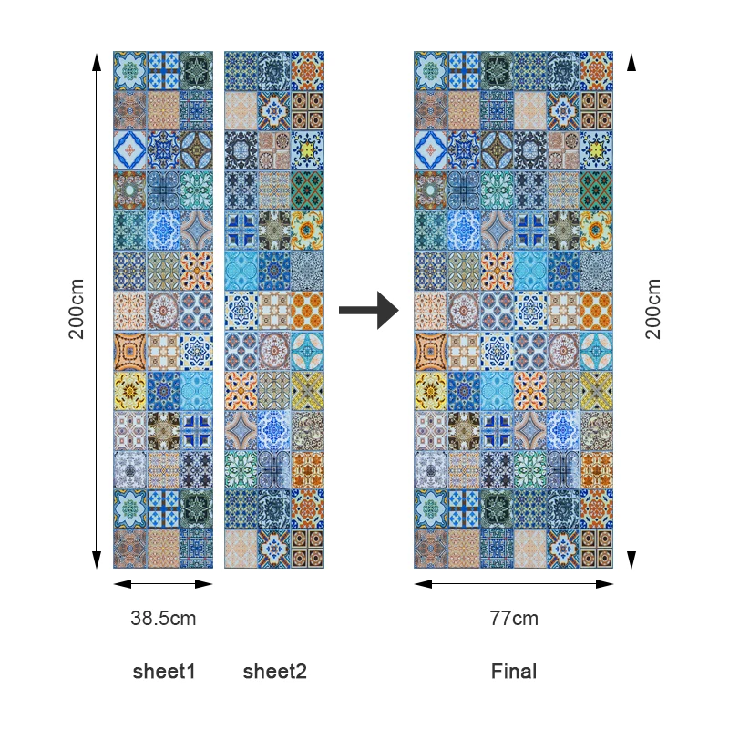 Abstract Pattern Waterproof 3D Door Stickers Creative Geometric Wall Stickers Room Door Decoration Stickers Home Decoration PVC 
Abstract Pattern Waterproof 3D Door Stickers Creative Geometric Wall Stickers Room Door Decoration Stickers Home Decoration PVC