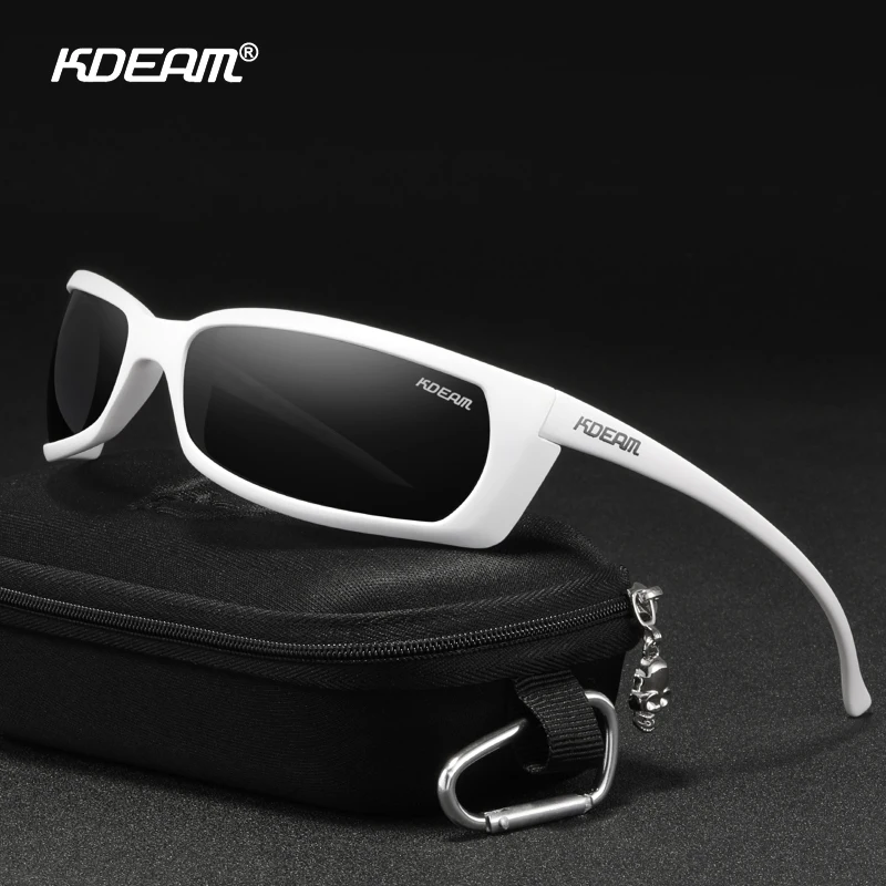 KDEAM Outdoor Sports Goggles Polarized Sunglasses Men Uniquely Shaped Glasses With Hard Box Minimal Design 2021
KDEAM Outdoor Sports Goggles Polarized Sunglasses Men Uniquely Shaped Glasses With Hard Box Minimal Design 2021