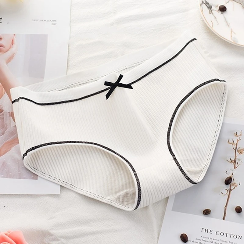 Cotton Panties Woman Sexy Lace Briefs Fashion Solid Color Knickers Girls Bow Underpants Set Underwear Dropshipping New
Cotton Panties Woman Sexy Lace Briefs Fashion Solid Color Knickers Girls Bow Underpants Set Underwear Dropshipping New