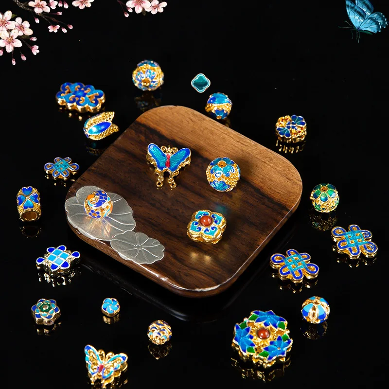 2Pcs Metal Copper Dripping Oil Beads Enamel Charms Beads Handmade Crafts For Bracelets Necklace DIY Jewelry Making Accessories
2Pcs Metal Copper Dripping Oil Beads Enamel Charms Beads Handmade Crafts For Bracelets Necklace DIY Jewelry Making Accessories